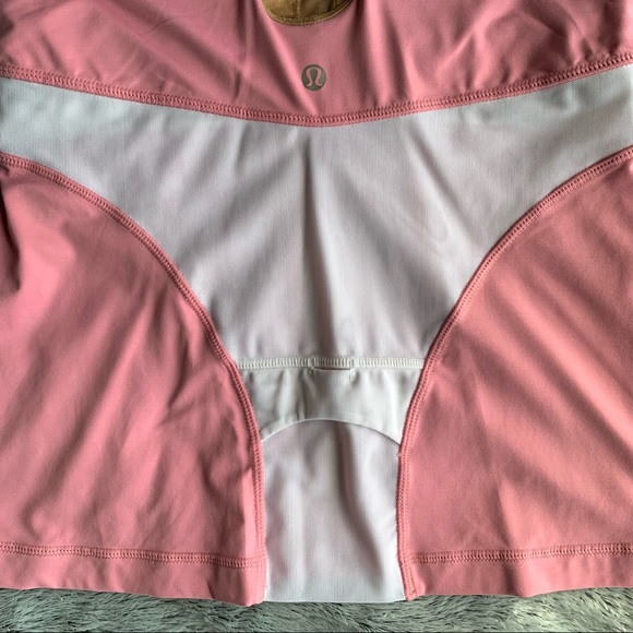 Lululemon Swift Tank // Pink, White - Picture 12 of 13